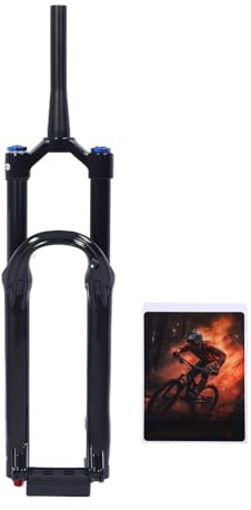 Wangcmcol für Mountainbike-Federgabel, Aluminiumlegierung, 36 mm Rohrdurchmesser, Steckachsen-Design, ergonomischer Komfort, Stoßdämpfung, personalisierbarer Aufkleber