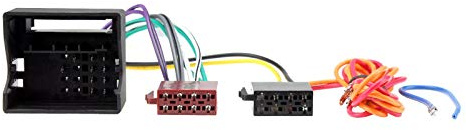 Motorguard Car stereo ISO Radio quadlock Adapter Wiring Harness Connector Lead Loom Cable Plug Adaptor compatible with VW Volkswagen, Seat, Skoda, Audi