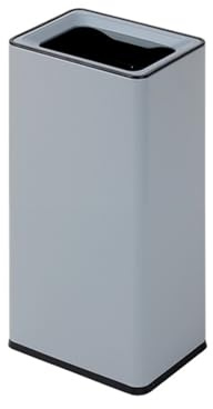Poubelle Poubelle et bac de Recyclage en Acier Inoxydable, Design Compact for la Maison, Le Bureau, Cuisine ou Restaurant Cuisine(Grigio)