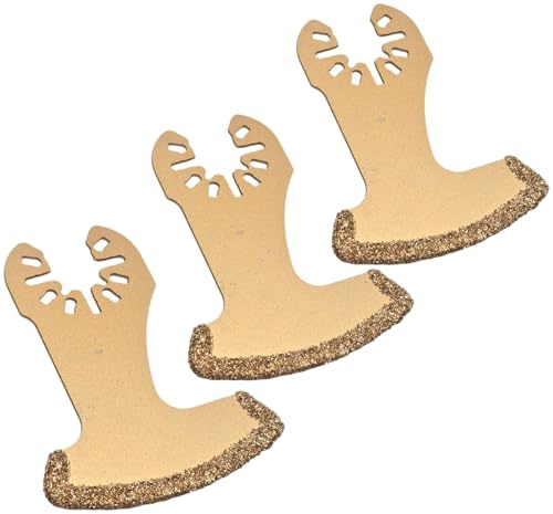 HERO Profi Hartmetall Segmentmesser 55 x 40 mm – 3er Set Multitool HM Tauchsägeblatt (Wolframcarbid) - Tauchsägeblätter für Fliesenkleber, Mörtel, Beton & Stein – Multifunktionswerkzeug OIS Universal