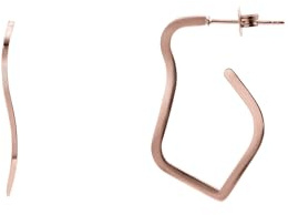 Heideman Ohrstecker Avelina Damen Edelstahl wellenförmig | Minimalistischer Ohrschmuck für Büro und Freizeit, schöne Geschenkidee für beste Freundin, hautfreundlich und leicht