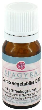 CARBO VEGETABILIS D 30 Globuli