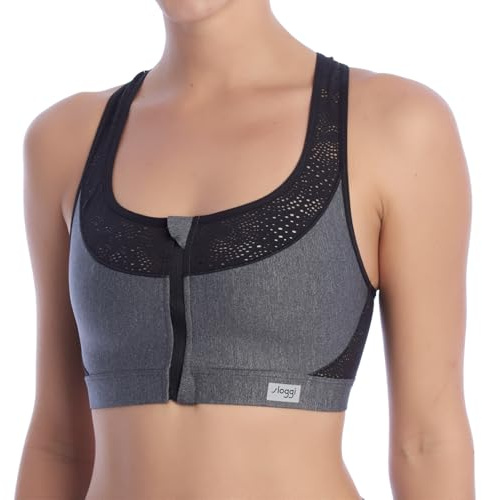 Sloggi Damen Sport-BH Women Move Fly N, Mehrfarbig (Grey Combination M013), Gr. 70D