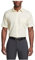 Van Heusen Men's Short Sleeve Dress Shirt Regular Fit Poplin Solid, Lemon Glaze, 14.5 Neck