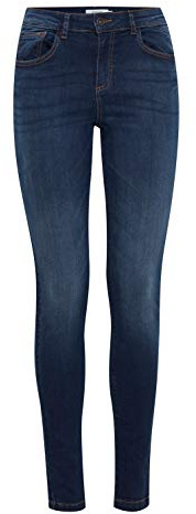 b.young Damen Lola Luni Jeans, Blau (Dark Ink 80930), 28W EU