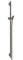 hansgrohe Duschstange Unica' S Puro 0,90m mit Brauseschlauch 1,60m, Brushed Black Chrome