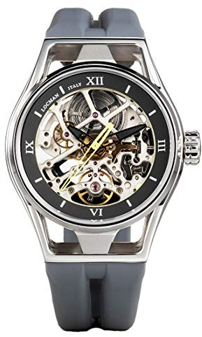 Locman Italy Herrenuhr Montecristo Skeleton Automatik grau Ref. 0538