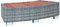 vidaXL Escalón Bañera Hidromasaje Ratán PE Protección Piscina Duradero Robusto Resistente Práctico Funcional Elegante Moderno Útil Gris 92x45x25cm