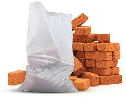 Venuscello® Heavy Duty Rubble Sacks | 20 Polypropylene Clear Refuse Builder Bags 36 x 48 400 Gauge Rubbish Bags for Gardening Construction Garbage Waste