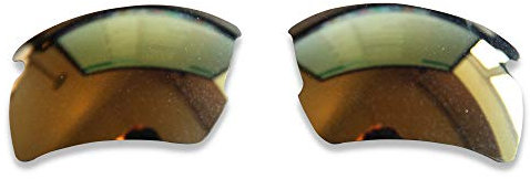 POLARLENS Polarisierte gläser für Oakley Flak Jacket 2.0 XL kompatibel mit Oakley Flak Jacket 2.0 XL Sonnenbrille (Bronzegold)