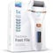 Essy Electric Foot File Hard Skin Remover with 5 Replacement Rollers Foot File Electric Pedicure Sets Cutters Accessories for Dry Dead Hard Skin Feet Callus Remover for Feet Care Exfoliator (White)