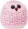 Ty - Morbido Peluche Cuscino - Squish a Boos - Gufo - Pinky - Rosa e bianco - Occioni e becco rosa glitter - Ottima idea regalo per grandi e bambini - Ideale per ogni occasione - 22 cm- 39300
