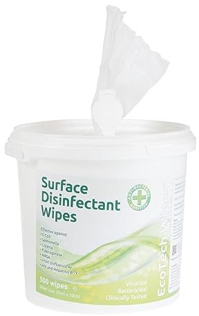 Boîte de Lingettes Désinfectantes de Surface - 500 Lingettes