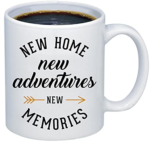 SuchMugs - Tazza con scritta New Home, idea regalo per la nuova casa, per la prima volta, proprietario della casa per lui, lei, coppia, decorazione della casa per donna