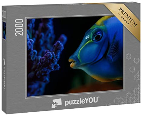 puzzleYOU: Puzzle 2000 Teile „Wunderschöne Unterwasserwelt mit Korallen und tropischen Fischen“