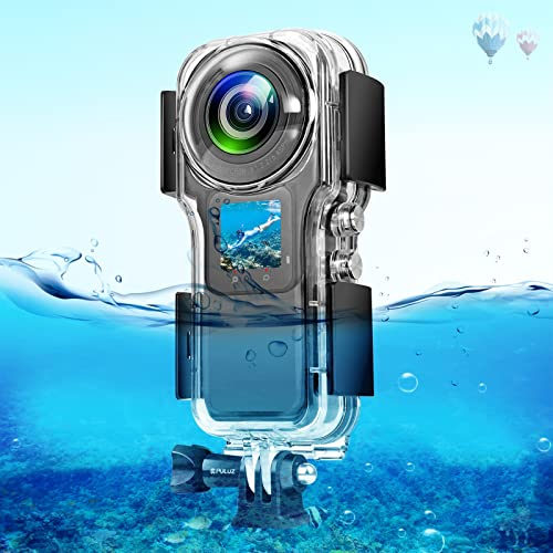 PULUZ 40m Underwater Waterproof Housing Case Diving Shell for Insta 360 One RS 1-Inch 360 Edition Action Camera Cases