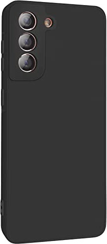 AK Funda para Samsung Galaxy S21 5G,Funda de Liquida Silicona con Forro de Microfibra Suave Protección Completa para Samsung S21 5G 6.2inch(Negro)