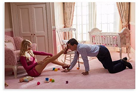 EFEZAC The Wolf of Wall Street Poster 12 Leinwand Poster Wandkunst Dekor Druck Bild Gemälde für Wohnzimmer Schlafzimmer Dekoration Rahmen Stil 50 x 75 cm