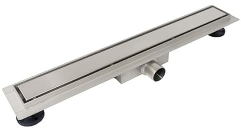 KOLMAN Duschrinne Bodenablauf Komplettset DUPLEX NEXT 120 cm Silber Duschablauf Abflussrinne Dusche