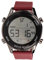 VGEBY Digitale Chronographenuhr, WR50M ABS-Kunststoff, Wasserdicht, Leuchtend, Großer Bildschirm, Outdoor-Sportuhr für Herren (Weinrot)