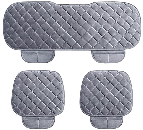 Weicher Auto Sitzauflage Sitzkissen Sitzbezüge für VW Golf 6 GTI Golf 7 GTI Golf Tdi Golf Sportsvan, Winterwarme Atmungsaktiv Soft Sitzpolster Vorder und Rücksitzbezug, Zubehör für den Autoinnenraum
