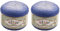 2 x 250 g Alize Bella Batik Ombre Strickwolle Farbverlauf, 500 Gramm Strickgarn 100% Baumwolle, Farbverlaufswolle (blau 7407)
