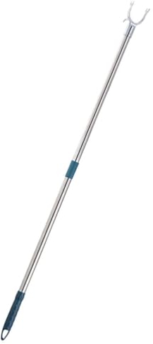 Zerodeko Poste De Ropa Retráctil Poste De Largo Alcance De 37 Pulgadas Poste De Alcance Extensible Palo Telescópico De Largo Alcance Gancho para Armario Poste para Ropa Gancho para Poste