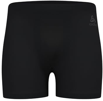Odlo Merino Pw 140 Seamless Boxer Short Herren schwarz - Black L
