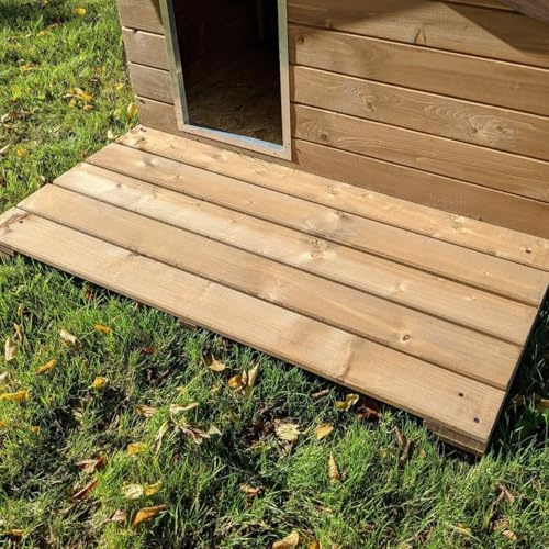 Universal-Terrasse für Hundehütte, 125 x 52 cm