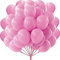 50 stück luftballons macaron pink, 30 cm/12 zoll 100% Naturlatex, Luftballons Helium Geeignet, für Luftballons Geburtstag Hochzeit Girlande & Ballon Bogen Regenbogen Party deko
