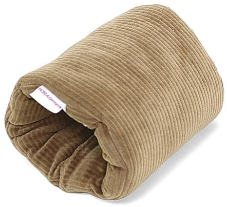 HOBEA-Germany Ministillkissen Arm-Stillkissen kleines Stillkissen für unterwegs Stillmuff Reisestillkissen in verschiedenen Designs, Modell: Cord Taupe