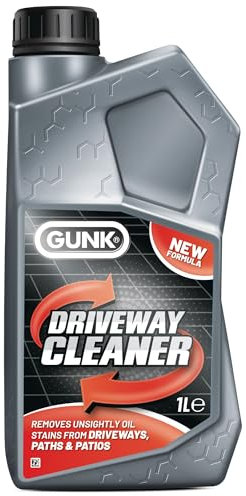 Granville – Gunk Driveway Cleaner – 1L | Removes Oil Stains from Driveways – Garage Floors – Paths & Patios | Safe for Concrete – Block Paving – Asphalt & Tarmac