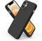 Vancle Coque pour iPhone 12 Mini (5,4), Coque de Protection Intégrale en Silicone Ultra Fine pour iPhone 12 Mini avec Doublure en Microfibre, Prend en Charge Le Chargement sans Fil (Noir)