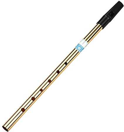 Whistle Flute, Sechs-Loch-Flöte Irish Whistle mit Tonart C oder Tonart D für Anfänger, Fortgeschrittene und Experten (Schlüssel von D)