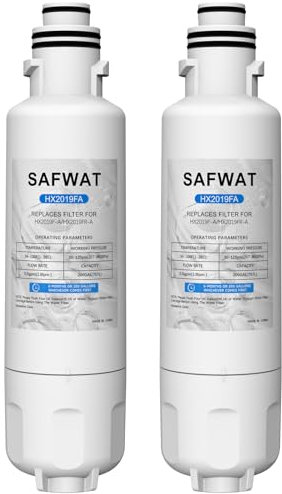 HX2019FR-A HX2019F-A Water Filter Compatible with Hisense HRM260N6TSE HRFD560SW HRCD585BW HRFD634BW HRCD650BW HRCD586TBWB Mora MRM260N6TSE Refrigerator (2 Pack)