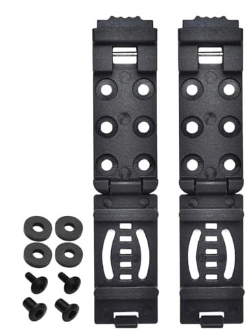 Lunaobrik Gürtelclip für Scheide – 2 x Nylon-Clip-Taillenhalter, Scheide, einfacher Zugriff, multifunktionale Trägerklemme mit Schrauben zum Wandern, Bergsteigen, Einzelnes Attribut, Refer to