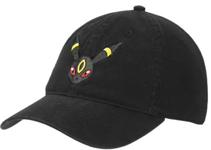 Pokémon Umbreon Face Black Unstructured Baseball Cap