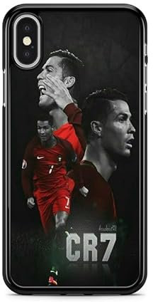 Générique Phone Case Compatible with Iphone X/XS Cristiano Ronaldo Legend Football Gold Ball Ronaldo Messi Neymar Mbappe Ref 6906