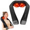 KNQZE® Masseur cervical shiatsu 4D, 2025 Masseur dos et cervicales chauffant, Massage pétrissage des tissus profonds 4D, Massage cou, cervical et dos, Cadeau pour femme homme papa maman