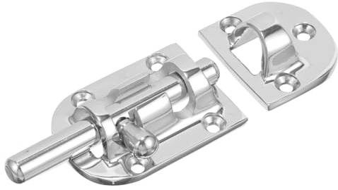 Edelstahl Schieberiegel für Terrassentür, Rostfrei, Silber