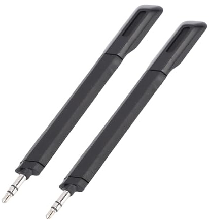 Qudinip 2 Stück Abnehmbares Mikrofon für G733, Ersatzmikrofon mit Geräuschunterdrückung und 3,5-mm-Stecker für Kabelloses Gaming-Headset