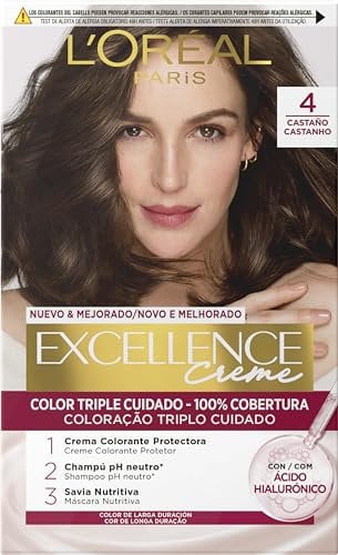 L´ORÉAL PARIS Excellence Creme Tinte Permanente - Tono 4 Castaño