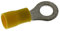 Lumonic 25x capocorda ad anello M6 parzialmente isolato 4-6mm² I capocorda ad anello giallo I set di capocorda, capocorda ad anello M6, capocorda ad a