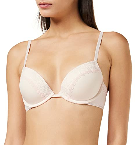 Calvin Klein Damen Push-Up-BHs Push Up Plunge 000qf5145e, Rosa (Nymph's Thigh), 80B