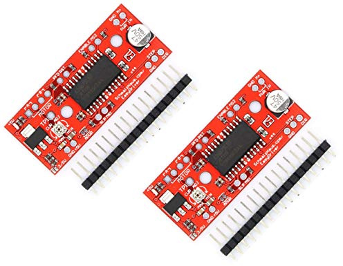 TECNOIOT 2pcs A3967 EasyDriver Stepper Motor Driver V44 Development Board | 2pcs Carte de développement Pilote Driver Pas à Pas A3967 EasyDriver V44