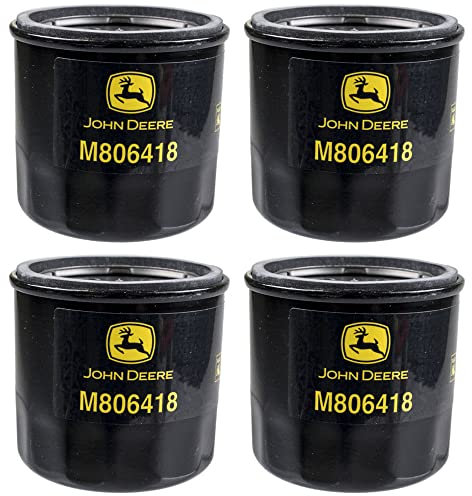 John Deere Original Equipment Package of Four Oil Filters - M806418