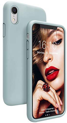 JASBON iPhone XR Hülle, iPhone XR Hülle, Silikon Stoßfeste [iPhone XR] Gummi Gel Schutzhülle für iPhone XR 6,1 Zoll 2018 (Grün)