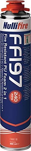 1K-Montageschaum FF197 880 ml B1 grau Dose, 12 Dosen