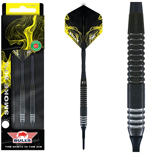 Bull's NL Soft Darts Smoke Sliver 80% Tungsten Softtip Darts Softdart 22 g