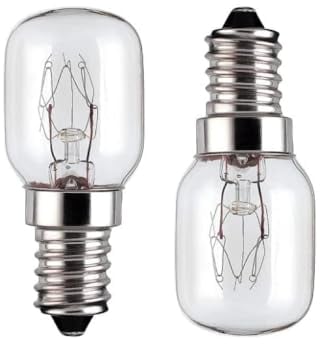 UTP Pack of 2, 25W Oven Lamp Bulbs Compatible With Neff, New World, and More 220V-240V 300°C SES E14 Dimmable, Ideal for Ovens, Microwaves, Fridges, and Salt Lamps